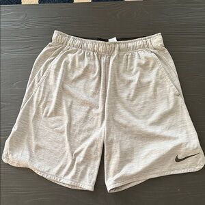 Nike Men's Light Gray Athletic Shorts